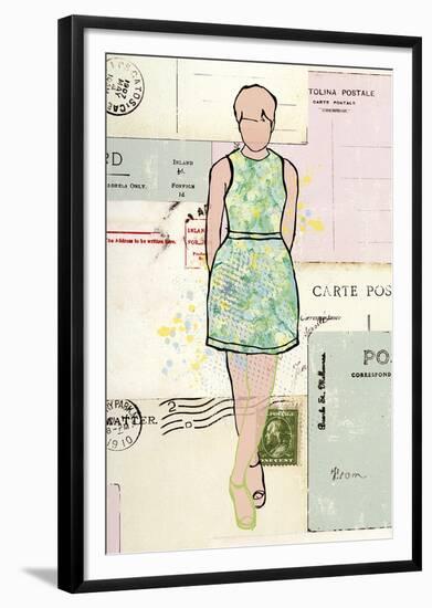 Carte de la Mode III-Clara Wells-Framed Giclee Print