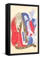 Carte des Vins, Poster Style-null-Framed Stretched Canvas