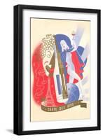 Carte des Vins, Poster Style-null-Framed Art Print