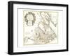 Carte Du Canada 1703-Guillaume De Isle-Framed Art Print