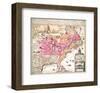 Carte La Nouvelle France 1719-Nicolas De Fer-Framed Art Print