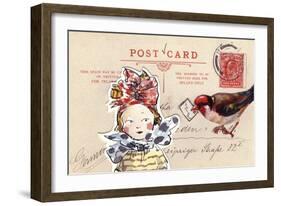 Carte Postal I-Claire Fletcher-Framed Giclee Print