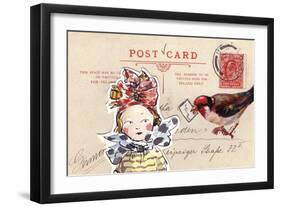 Carte Postal I-Claire Fletcher-Framed Giclee Print