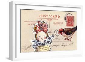 Carte Postal I-Claire Fletcher-Framed Giclee Print