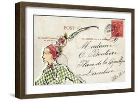 Carte Postal II-Claire Fletcher-Framed Giclee Print