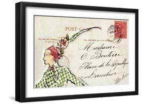 Carte Postal II-Claire Fletcher-Framed Giclee Print