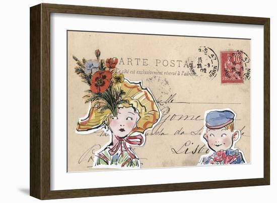 Carte Postal III-Claire Fletcher-Framed Giclee Print