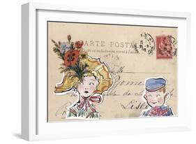 Carte Postal III-Claire Fletcher-Framed Giclee Print