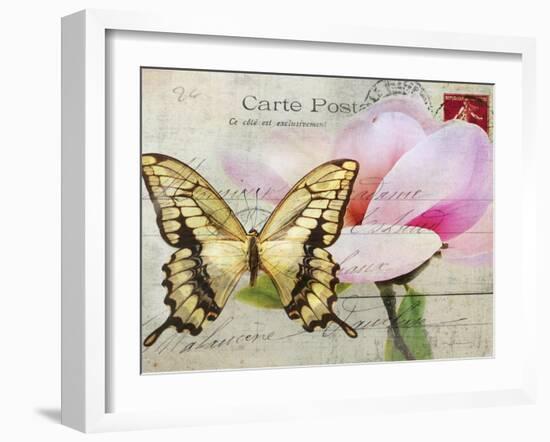 Carte Postale Magnolia I-Amy Melious-Framed Art Print