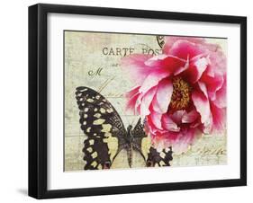 Carte Postale Peony-Amy Melious-Framed Art Print