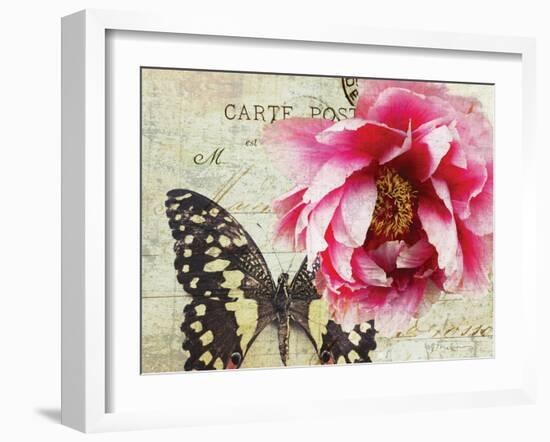 Carte Postale Peony-Amy Melious-Framed Art Print