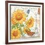 Carte Postale Sunflowers II-Julie Paton-Framed Art Print