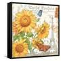 Carte Postale Sunflowers II-Julie Paton-Framed Stretched Canvas