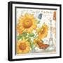 Carte Postale Sunflowers II-Julie Paton-Framed Art Print