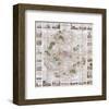 Carte Routière de Paris 1839-Anchin-Framed Art Print