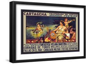 Cartegena Temporado de Verano-Frederick Burr Opper-Framed Art Print