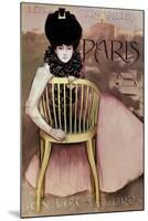Cartel De Los Cigarrillos Paris Son Los Mejores, 1901-Ramon Casas-Mounted Giclee Print