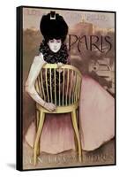 Cartel De Los Cigarrillos Paris Son Los Mejores, 1901-Ramon Casas-Framed Stretched Canvas