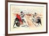 Cartel de Toros Sin Texto de Plaza Partida-Jerome Rogen-Framed Art Print