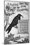 Carter's Little Liver Pills Advertisement Depicting a Crow-null-Mounted Giclee Print
