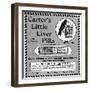 Carter's Little Liver Pills, 'to Cure All Liver Ills'-null-Framed Photographic Print