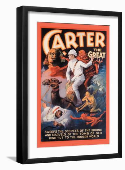 Carter the Great: Secrets of the Sphinx-null-Framed Art Print