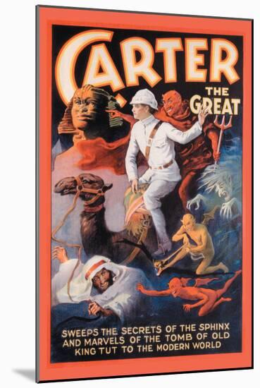Carter the Great: Secrets of the Sphinx-null-Mounted Art Print