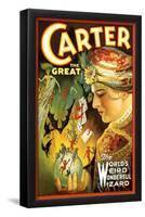 Carter The Great-null-Framed Poster