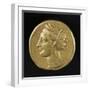 Carthage Gold Stater Depicting Head of Persephone, Recto, Carthaginian Coins BC-null-Framed Giclee Print