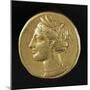 Carthage Gold Stater Depicting Head of Persephone, Recto, Carthaginian Coins BC-null-Mounted Giclee Print