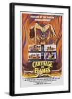Carthage in Flames-null-Framed Art Print