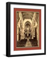 Carthage, the Interior of the Cathedral, Algiers-Etienne & Louis Antonin Neurdein-Framed Giclee Print