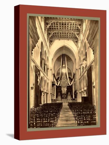 Carthage, the Interior of the Cathedral, Algiers-Etienne & Louis Antonin Neurdein-Stretched Canvas