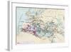 Carthagian Colonies and Area of Influence in the Mediterranean-null-Framed Giclee Print