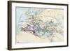 Carthagian Colonies and Area of Influence in the Mediterranean-null-Framed Giclee Print