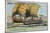 Carthaginian Trireme, 2nd Century BC-null-Mounted Giclee Print
