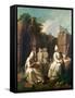 Carthusian Monks in Meditation-Etienne Jeaurat-Framed Stretched Canvas