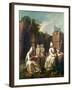 Carthusian Monks in Meditation-Etienne Jeaurat-Framed Giclee Print