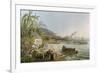 Carting and Putting Sugar Hogsheads on Board', Plate X from 'Ten Views in the Island of Antigua'-William Clark-Framed Giclee Print