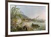 Carting and Putting Sugar Hogsheads on Board', Plate X from 'Ten Views in the Island of Antigua'-William Clark-Framed Giclee Print