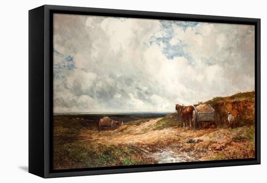 Carting Gravel-Edmund Morison Wimperis-Framed Stretched Canvas