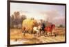 Carting Hay, 19th Century-Alexis De Leeuw-Framed Giclee Print