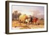 Carting Hay, 19th Century-Alexis De Leeuw-Framed Giclee Print