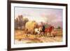 Carting Hay, 19th Century-Alexis De Leeuw-Framed Giclee Print
