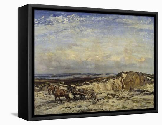 Carting Sand-Sir Walter Russell-Framed Stretched Canvas