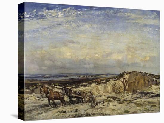 Carting Sand-Sir Walter Russell-Stretched Canvas