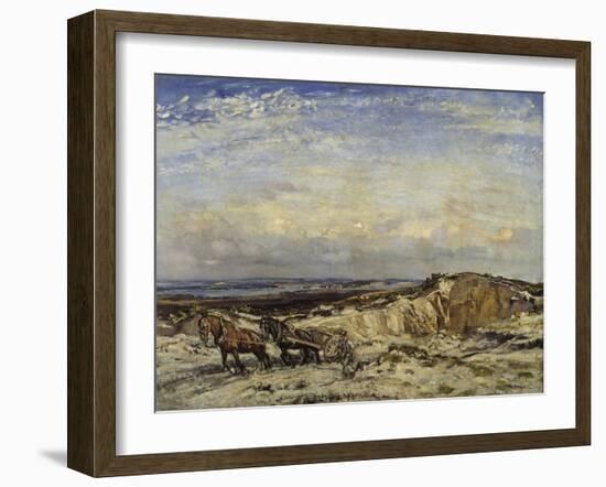 Carting Sand-Sir Walter Russell-Framed Giclee Print