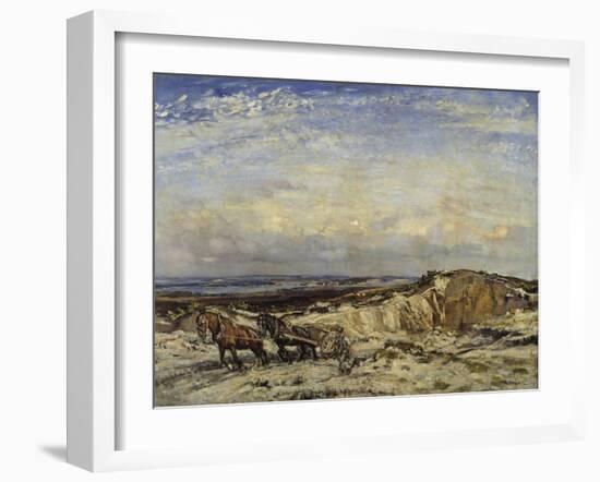 Carting Sand-Sir Walter Russell-Framed Giclee Print