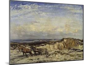 Carting Sand-Sir Walter Russell-Mounted Giclee Print