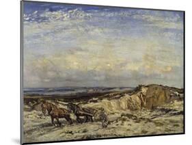 Carting Sand-Sir Walter Russell-Mounted Giclee Print